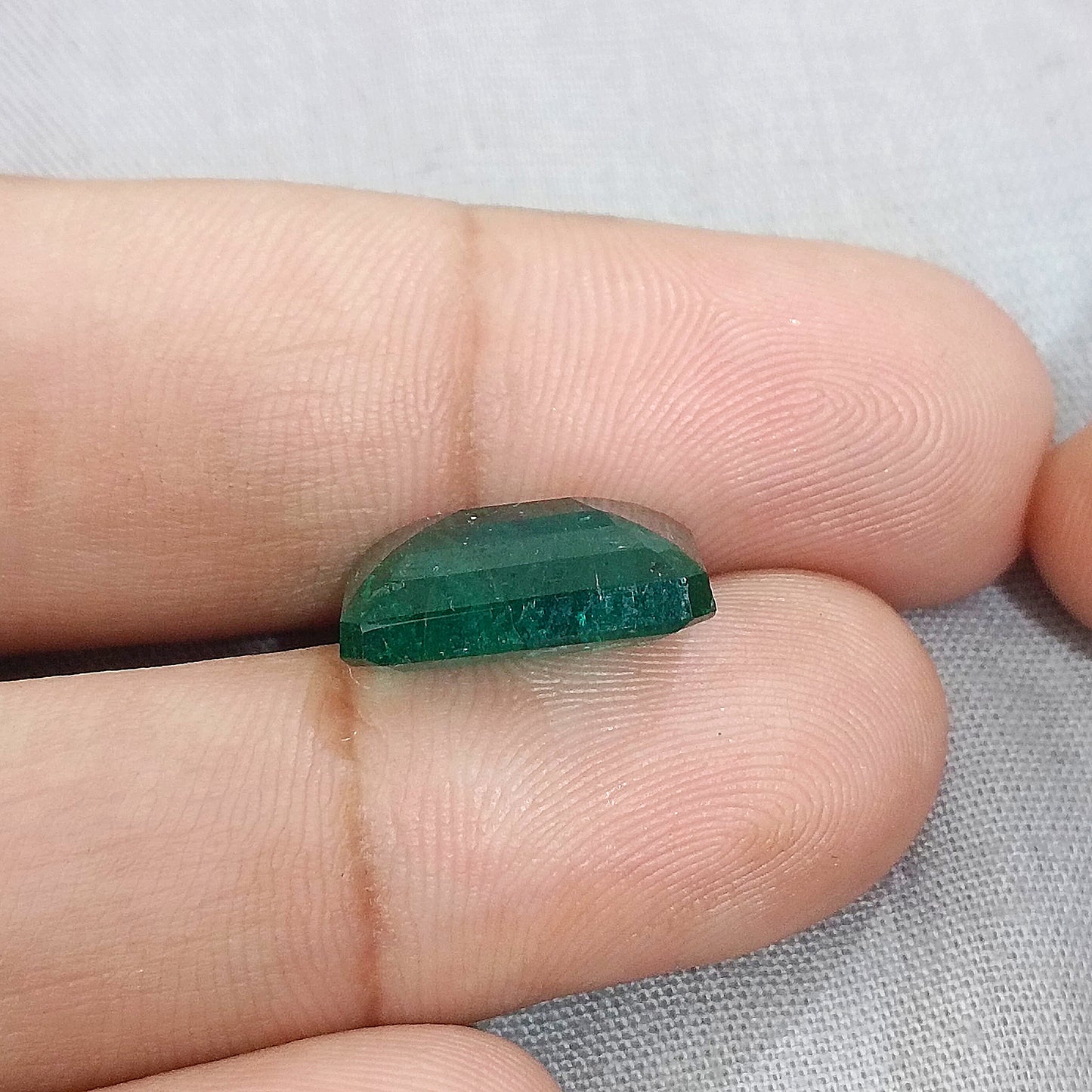 9.63ct Deep Green Emerald, 100% Natural Gemstone