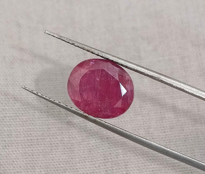 5.00ct Mozambique Ruby, 100% Natural Earth Mined Gem