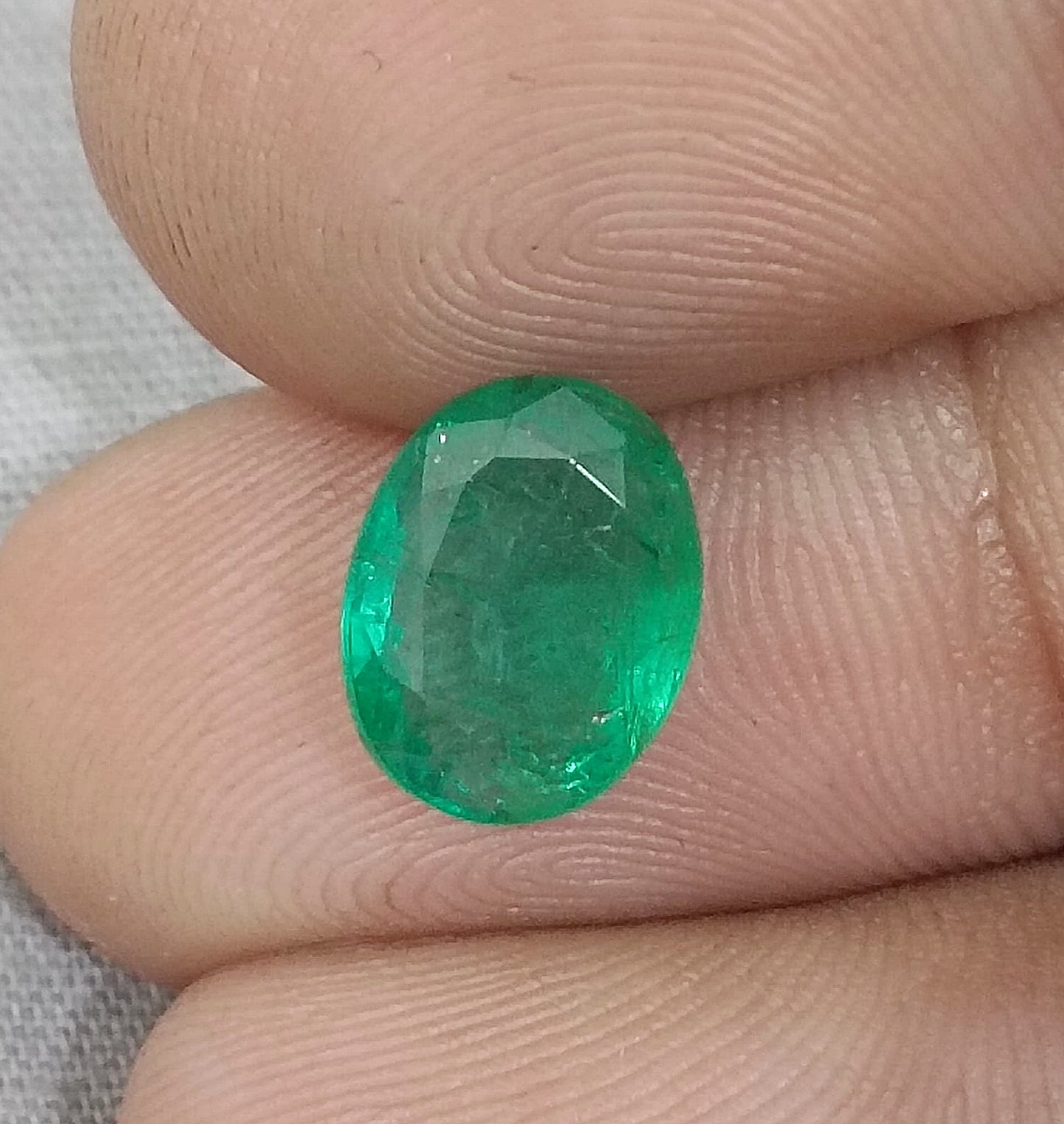 2.73ct Medium Intense Panjshir Emerald, 100% Natural Gemstone