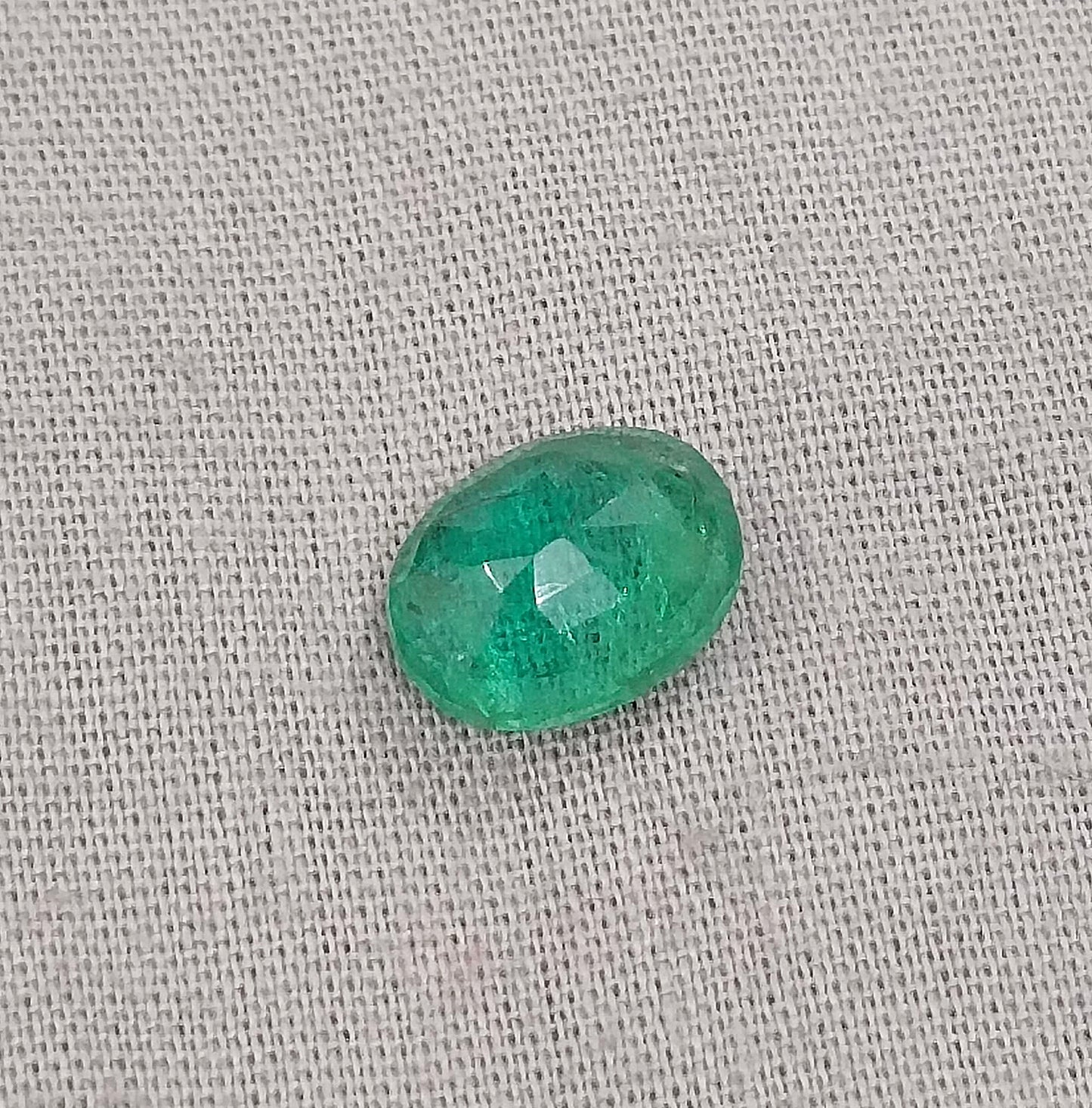 2.73ct Medium Intense Panjshir Emerald, 100% Natural Gemstone