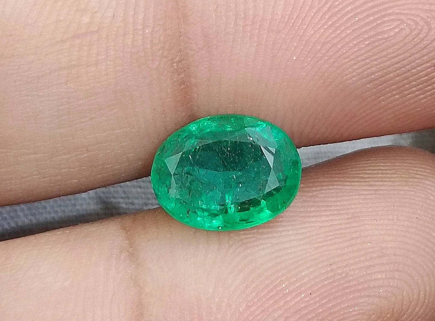 2.73ct Medium Intense Panjshir Emerald, 100% Natural Gemstone