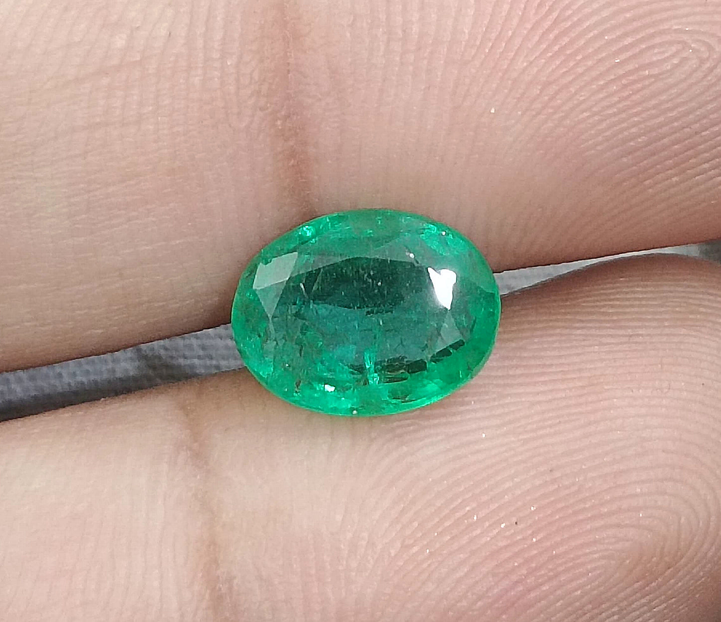 2.73ct Medium Intense Panjshir Emerald, 100% Natural Gemstone