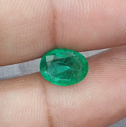 2.73ct Medium Intense Panjshir Emerald, 100% Natural Gemstone