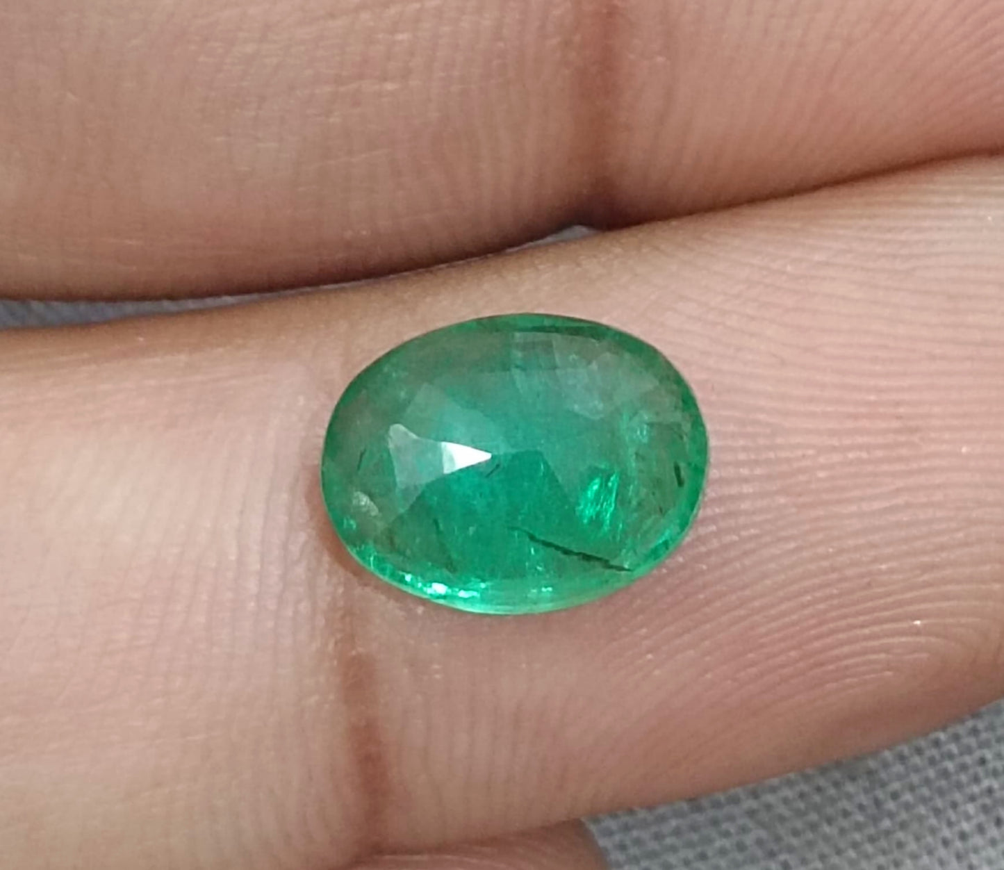 2.73ct Medium Intense Panjshir Emerald, 100% Natural Gemstone