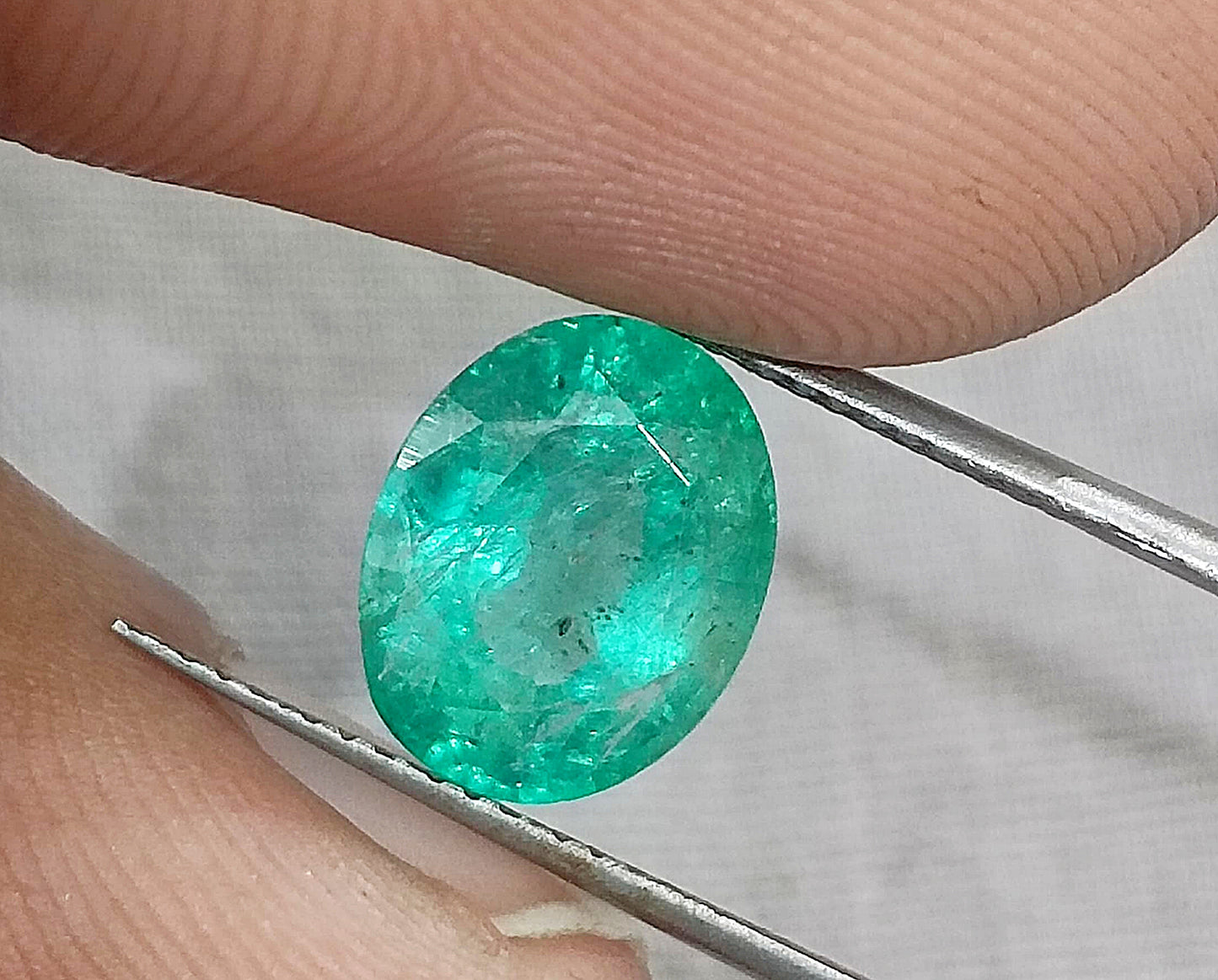 2.76ct Pastel Green Russian Emerald, 100%Natural Gemstones