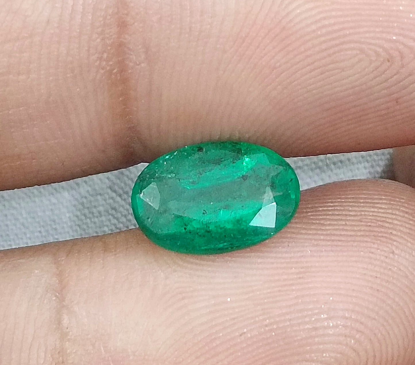 2.40ct Vivid Deep Green Swat Emerald, 100% Natural Gemstone