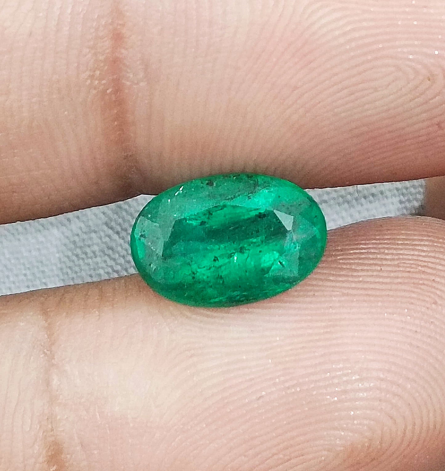 2.40ct Vivid Deep Green Swat Emerald, 100% Natural Gemstone