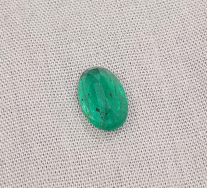 2.40ct Vivid Deep Green Swat Emerald, 100% Natural Gemstone