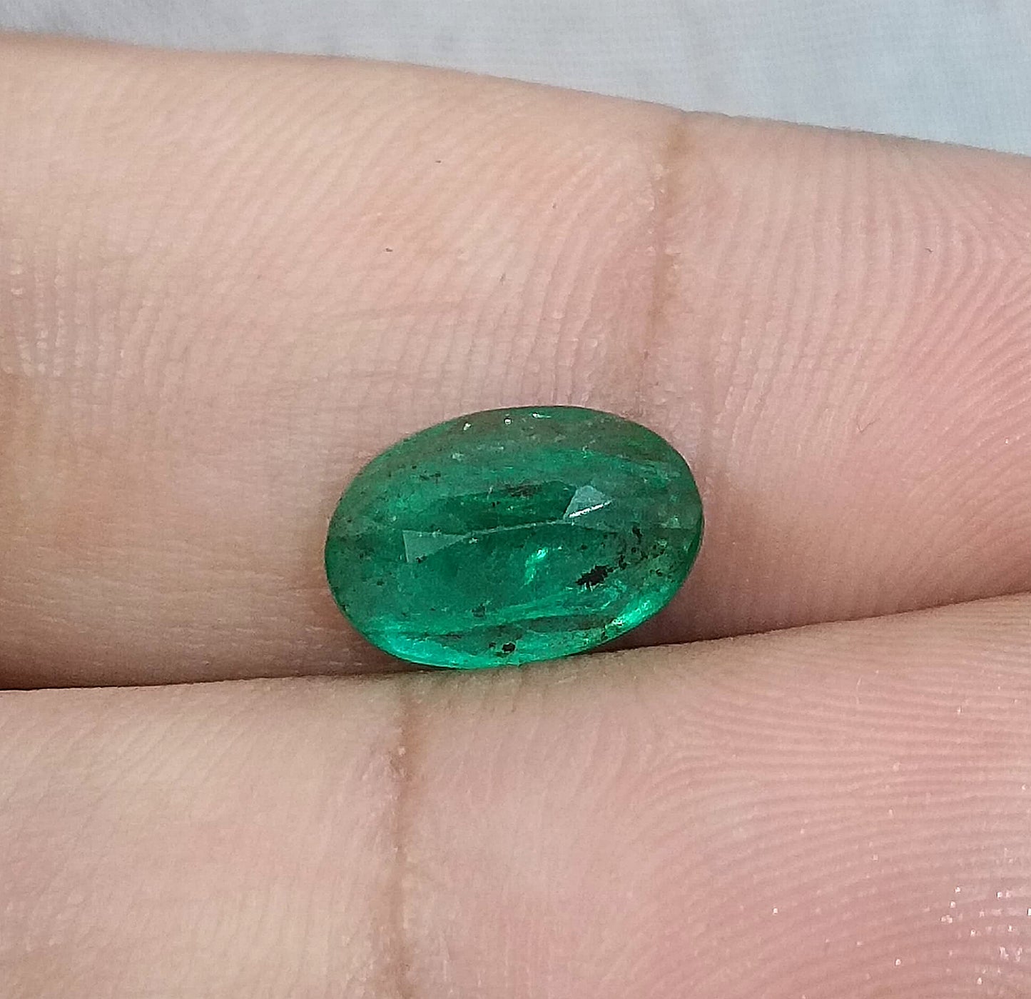 2.40ct Vivid Deep Green Swat Emerald, 100% Natural Gemstone