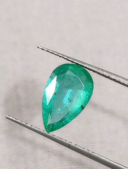 1.81ct Medium Intense Green Emerald, 100% Natural Gemstone