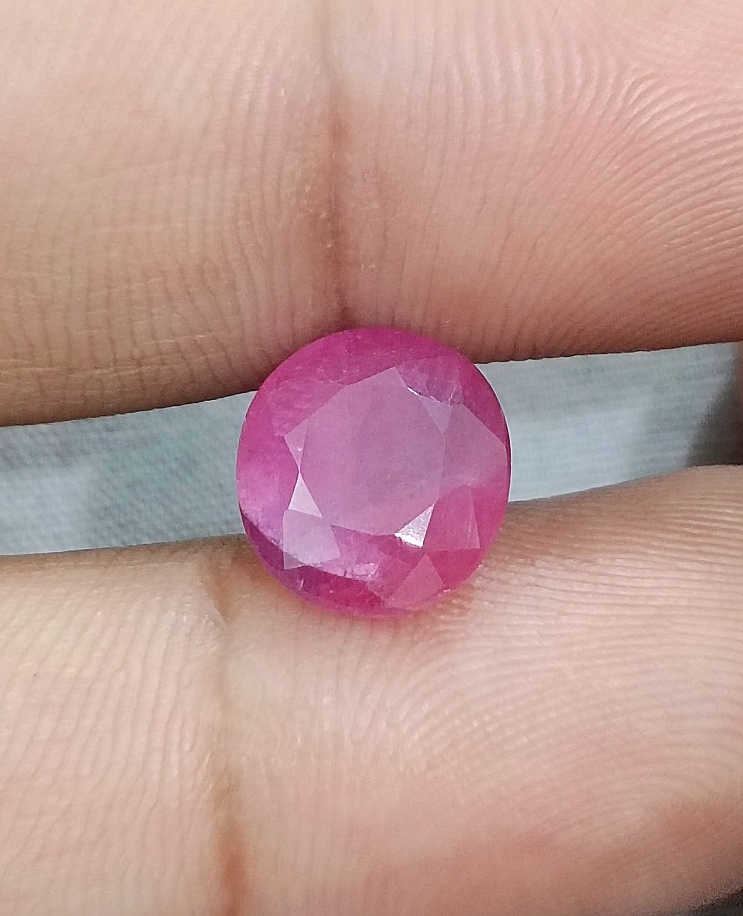 GSI Certified 5.49ct Ruby , 100% Natural Ruby