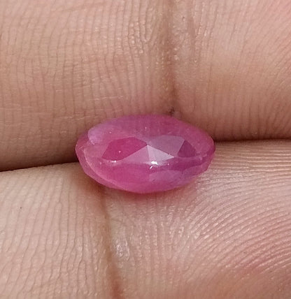 GSI Certified 5.49ct Ruby , 100% Natural Ruby