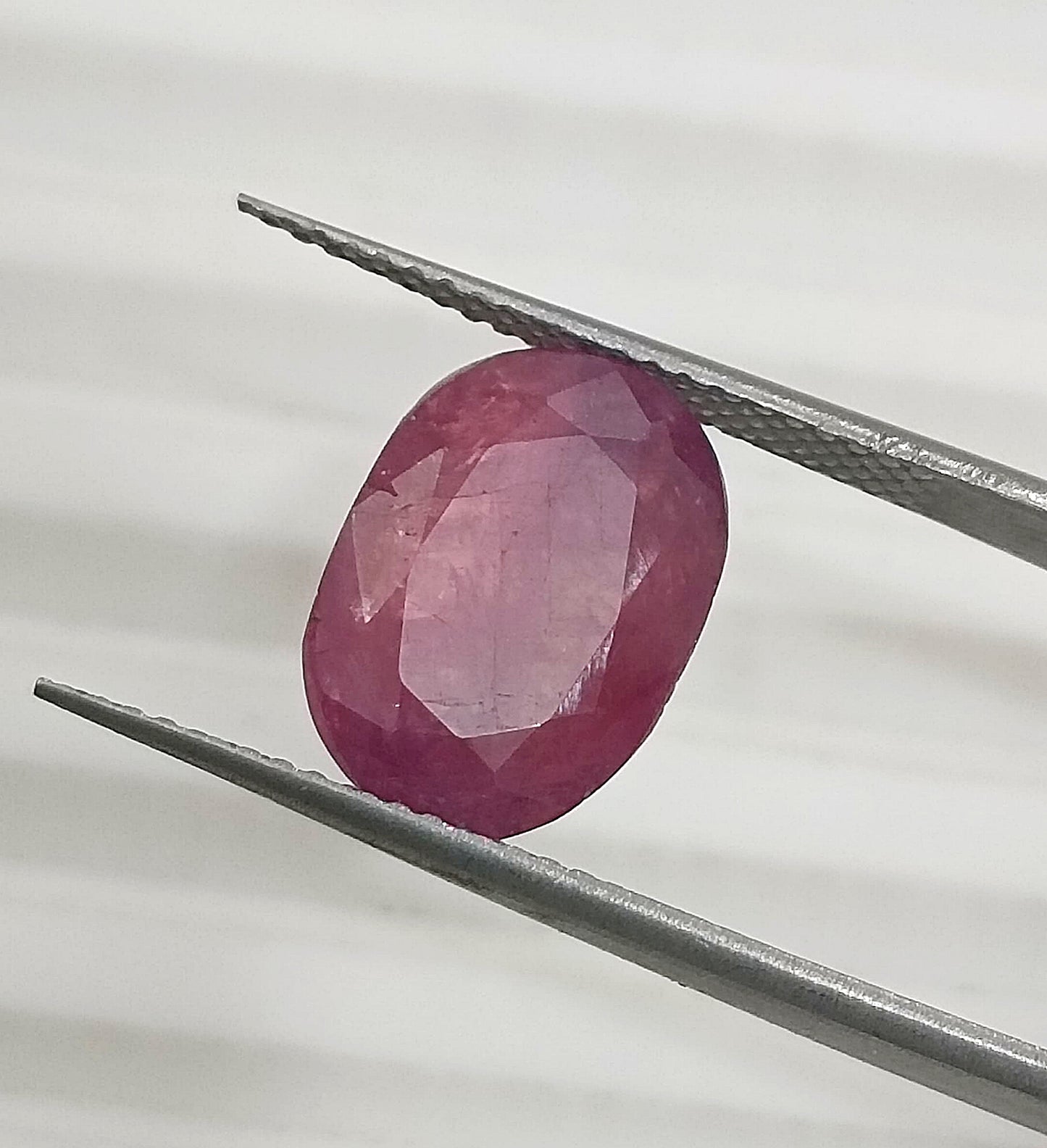 GSI Certified 5.76ct Mozambıque Ruby, 100% Natural Untreated Gemstone