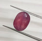 GSI Certified 5.76ct Mozambıque Ruby, 100% Natural Untreated Gemstone