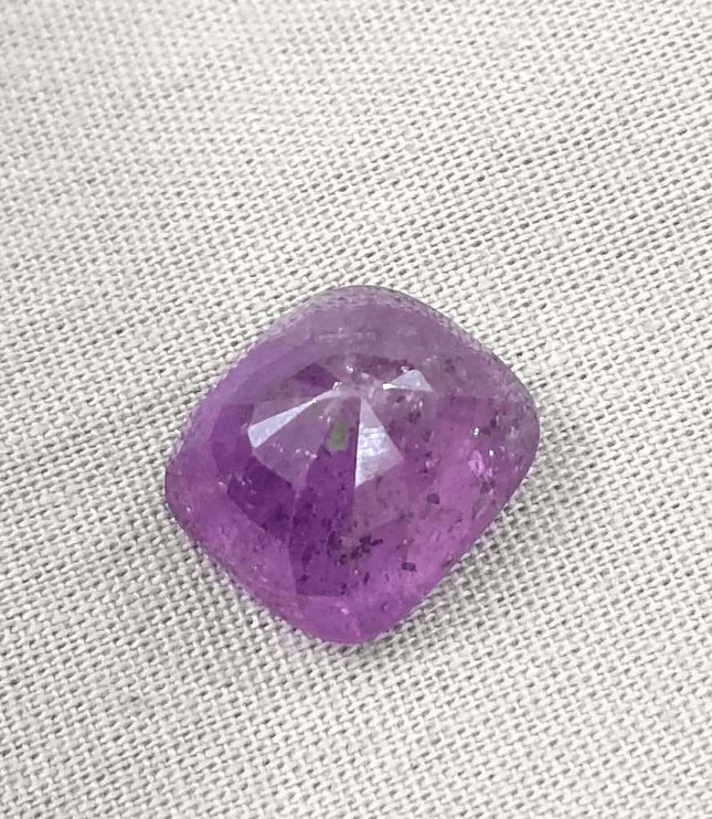 11.59ct Natural Untreated Purple Ceylon Sapphire AGRL Certified - SMSGEMS 