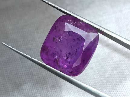 11.59ct Natural Untreated Purple Ceylon Sapphire AGRL Certified - SMSGEMS 