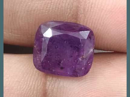 11.59ct Natural Untreated Purple Ceylon Sapphire AGRL Certified - SMSGEMS 