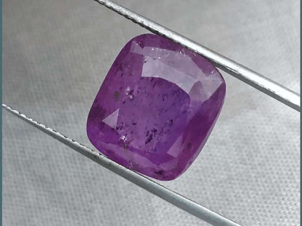 11.59ct Natural Untreated Purple Ceylon Sapphire AGRL Certified - SMSGEMS 