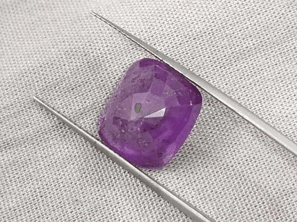 11.59ct Natural Untreated Purple Ceylon Sapphire AGRL Certified - SMSGEMS 