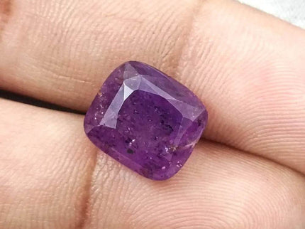 11.59ct Natural Untreated Purple Ceylon Sapphire AGRL Certified - SMSGEMS 