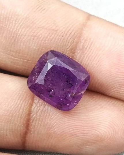 11.59ct Natural Untreated Purple Ceylon Sapphire AGRL Certified - SMSGEMS 