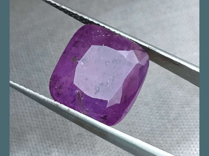 11.59ct Natural Untreated Purple Ceylon Sapphire AGRL Certified - SMSGEMS 