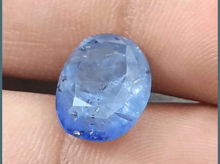 AGRL Certified 8.54ct Natural Untreated Blue Ceylon Sapphire - SMSGEMS 