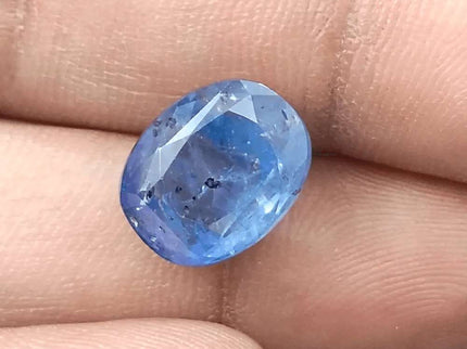 AGRL Certified 8.54ct Natural Untreated Blue Ceylon Sapphire - SMSGEMS 