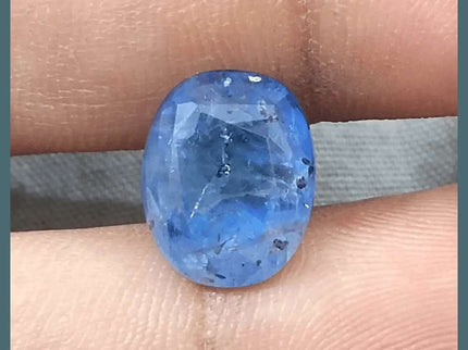 AGRL Certified 8.54ct Natural Untreated Blue Ceylon Sapphire - SMSGEMS 