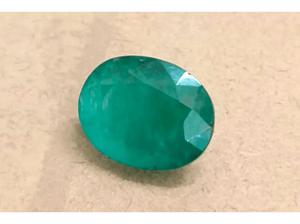Big Size Certified 14.75ct Zambian Kagem Mine Oval Cut Emerald, 100% Natural Earth Mined Gemstone. - SMSGEMS 