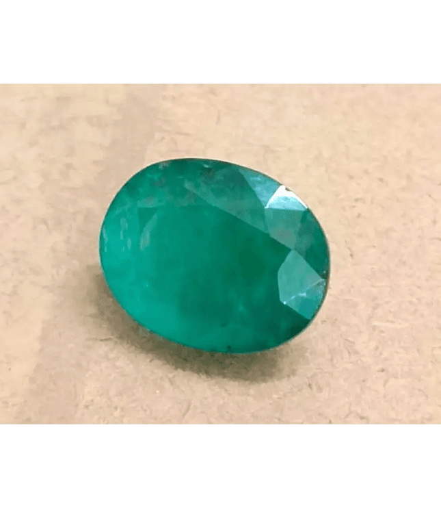 Big Size Certified 14.75ct Zambian Kagem Mine Oval Cut Emerald, 100% Natural Earth Mined Gemstone. - SMSGEMS 