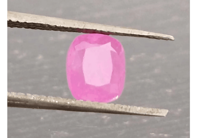 Certified 1.16ct Hot Pink Ceylon Sapphire, Natural untreated Gem - SMSGEMS 