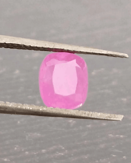 Certified 1.16ct Hot Pink Ceylon Sapphire, Natural untreated Gem - SMSGEMS 