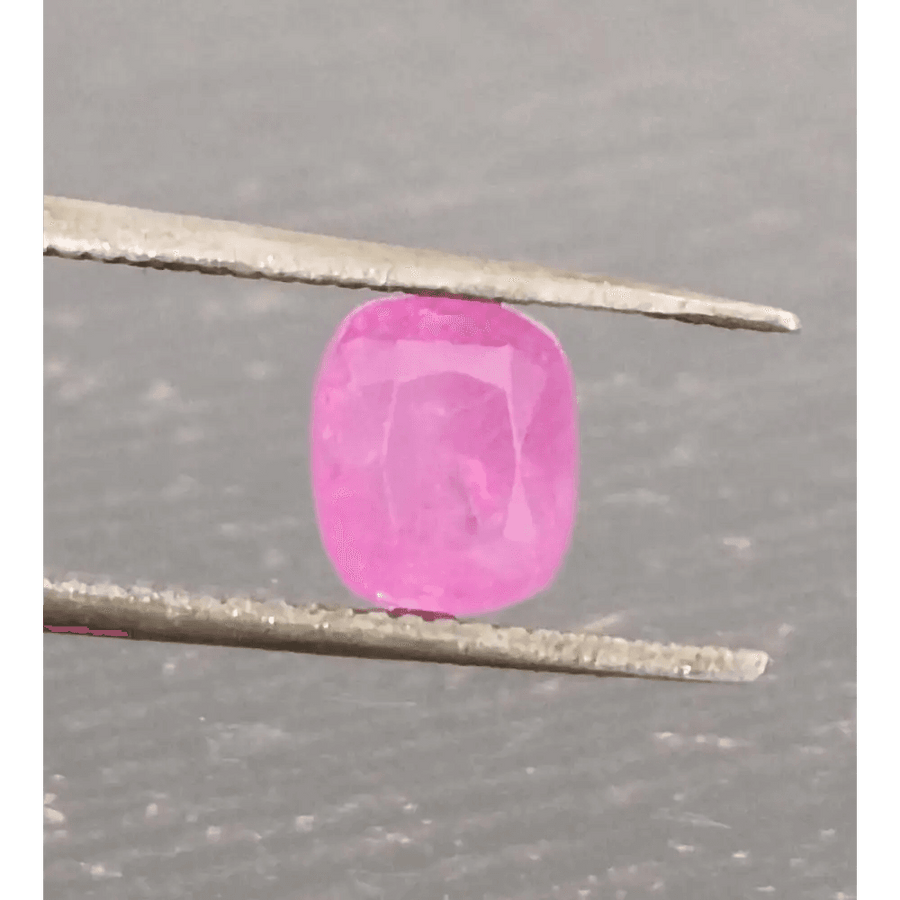 Certified 1.16ct Hot Pink Ceylon Sapphire, Natural untreated Gem - SMSGEMS 