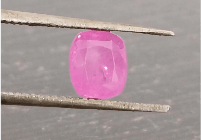Certified 1.16ct Hot Pink Ceylon Sapphire, Natural untreated Gem - SMSGEMS 