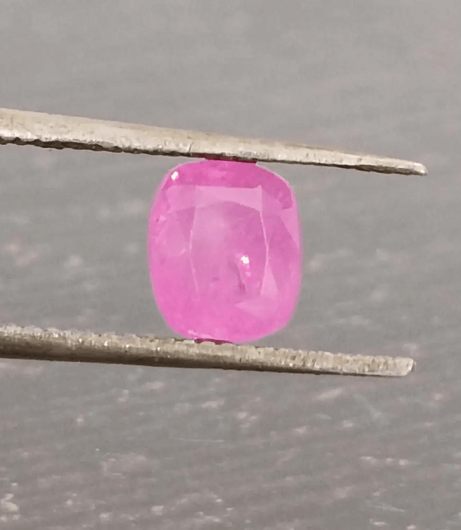 Certified 1.16ct Hot Pink Ceylon Sapphire, Natural untreated Gem - SMSGEMS 