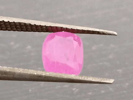 Certified 1.16ct Hot Pink Ceylon Sapphire, Natural untreated Gem - SMSGEMS 