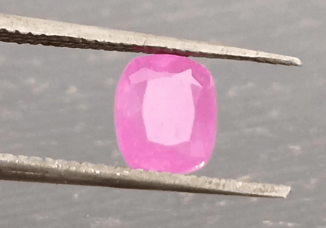 Certified 1.16ct Hot Pink Ceylon Sapphire, Natural untreated Gem - SMSGEMS 