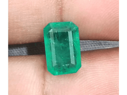 GSI Cerified 3.46ct Zambian Emerald, Natural Gemstone - SMSGEMS 