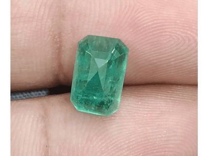 GSI Cerified 3.46ct Zambian Emerald, Natural Gemstone - SMSGEMS 