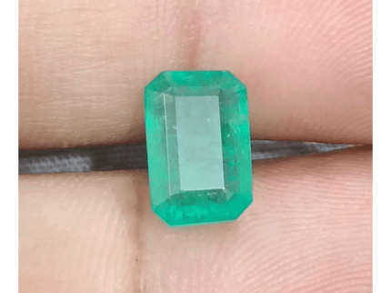 GSI Cerified 3.46ct Zambian Emerald, Natural Gemstone - SMSGEMS 