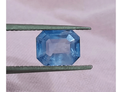 GSI Certified 1.02ct Blue Ceylon Sapphire, Natural Gemstone - SMSGEMS 