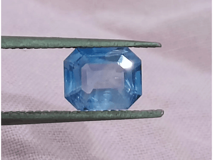 GSI Certified 1.02ct Blue Ceylon Sapphire, Natural Gemstone - SMSGEMS 