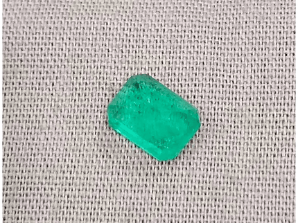 GSI Certified 1.12ct Colombian Emerald, Natural Earth Mined Gemstone - SMSGEMS 