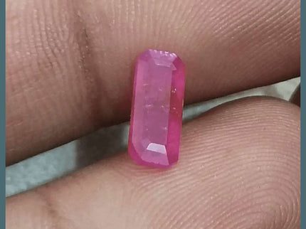1.38ct Mozambique Ruby GSI Certified Natural Untreated - SMSGEMS 