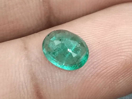 1.40ct Zambian Emerald GSI Certified - SMSGEMS 