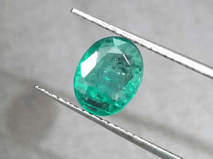 1.40ct Zambian Emerald GSI Certified - SMSGEMS 