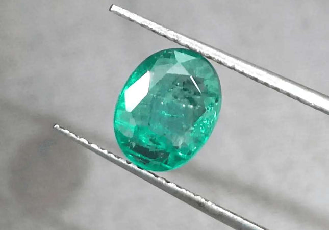 1.40ct Zambian Emerald GSI Certified - SMSGEMS 