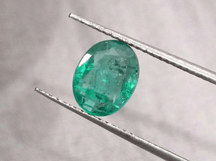 1.40ct Zambian Emerald GSI Certified - SMSGEMS 