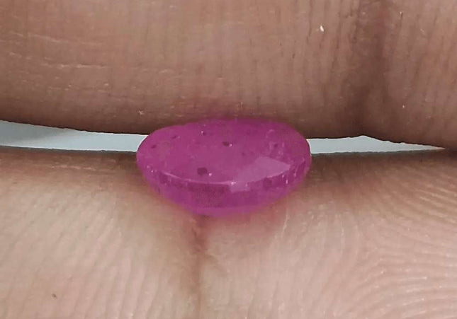 GSI Certified 1.40ct Ruby Natural Untreated Gemstone - SMSGEMS 
